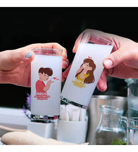 Sevgililere Özel 2li Rakı Bardağı