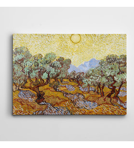 Vincent Van Gogh Live Trees Kanvas Tablo