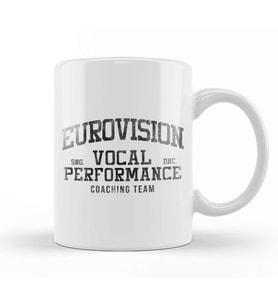 Eurovision Vocal Coaching Team Kupa Bardak Porselen