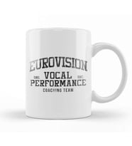 Eurovision Vocal Coaching Team Kupa Bardak Porselen