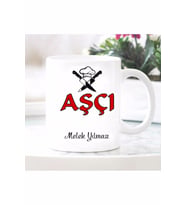 Kişiye Özel Aşçı Tasarımlı Kupa 48