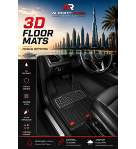 Bestune T90 Premium 3D Kauçuk Paspas Enerji Krom