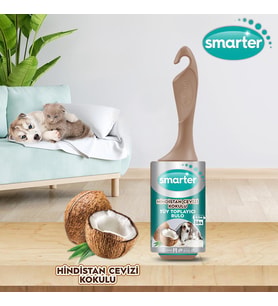 SMARTER TÜY TOPLAYICI RULO HİNDİSTAN CEVİZİ KOKULU