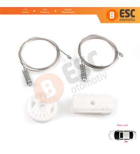 Audi A4 S4 B6 B7 2002-2009 2-Kapı CC Cabrio 8H0839397 İçin Elektrikli Arka Sol Cam Kriko Tamir Seti