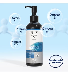 Ocean Salmon Oil Kedi ve Köpekler İçin Somon Yağı Desteği 250 ML