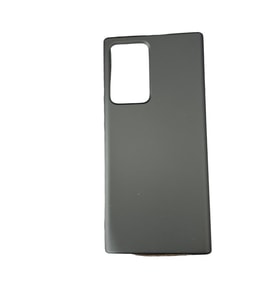 Galaxy Note 20 Ultra ile Uyumlu Cappy Silikon Kılıf Siyah