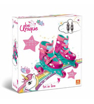 Unicorn Desenli Inline 3 Tekerlekli Paten