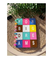 Yeni Nesil Kalp Spiralli Eğlenceli Çizgili Defter For Big Dreams (Karışık)