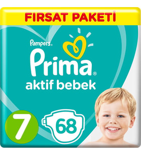 Prima Bebek Bezi 7 Beden Fırsat Paketi 15+ Kg (2*34) 68 Adet