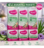 Biowet Sir Ağda Bant Seti Azulen Aloe Vera Tüm Ciltler İçin 41 Parça Kolay Kullanım 6 Paket