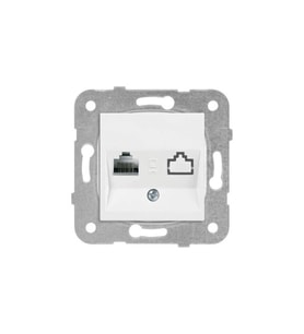 VİKO 90967X78 Tekli Data Prizi (RJ45 CAT6) Beyaz (Çerçevesiz) VİKO