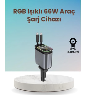 Bmw, Mercedes, Audi, Volkswagen Araçlar İçin 4’ü 1 Arada Hızlı Şarj Cihazı