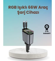 Bmw, Mercedes, Audi, Volkswagen Araçlar İçin 4’ü 1 Arada Hızlı Şarj Cihazı
