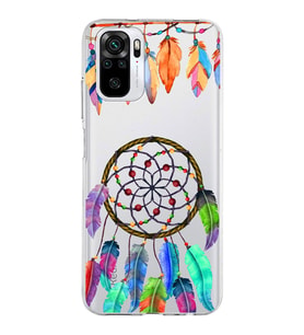 PrintiFy Xiaomi Redmi Note 10s ile Uyumlu 1mm Slim Fit Nazar Boncuğu 6 Baskılı Şeffaf  Kılıf