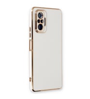 Microsonic Xiaomi Redmi Note 10 Pro Max Kılıf Olive Plated Beyaz