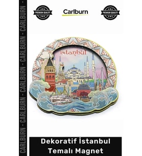 #Magnet Kaliteli Dekoratif Turistik Hediyelik Eşya Buzdolabı Süsü Tasarım İstanbul Temalı Magnet