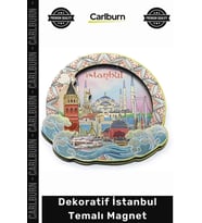#Magnet Kaliteli Dekoratif Turistik Hediyelik Eşya Buzdolabı Süsü Tasarım İstanbul Temalı Magnet