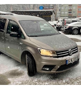 Vw Caddy Uyumlu Mk3 2015-2020 Batman Yarasa Ayna Kapağı Piano Black Abs Plastik