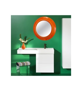 Evo Soldan Etajerli Mobilya Üstü Mega Boy Lavabo 43*90 Ev37mul01
