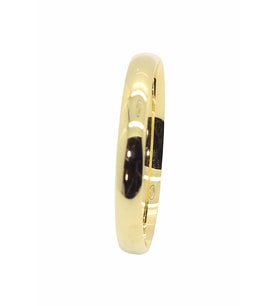 Cigold 14 Ayar Taşsız Alyans OA-23K2ALS0224026237 (Sarı)