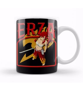 Fairy Tail Erza Scarlet Ready to Fight Kupa Bardak Porselen