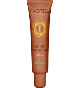 Pastel Sun Shine 20 Likit Bronzer – Doğal Bronzluk, Soft Focus Etkisi ve Işıltılı Bitiriş, Tüm Cilt Tiplerine Uygun