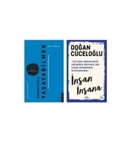 Korkusuzca Yaşayabilmek + Insan Insana- 2 Kitap Set - Iş Bankası Özel Set Korkusuzca Yaşayabilmek Ki