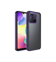 Xiaomi Redmi 10C Uyumlu Kılıf Kamera Korumalı Logo Gösteren Zore Omega Kapak