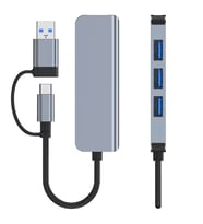 Concord BYL-2013TU 4 İn 1 Usb-A & Type-C Usb Hub Usb Çoğaltıcı	