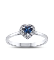 0.40 Karat Safir Pırlanta Yüzük