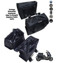 Sevbags Motosiklet Kolon Askı Ayarlamalı, Klipsli Ve Büzgülü Kapama Heybe Çanta