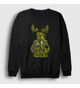 Presmono Unisex Siyah Suit Bring Me The Horizon Sweatshirt 21534tt