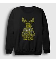 Presmono Unisex Siyah Suit Bring Me The Horizon Sweatshirt 21534tt
