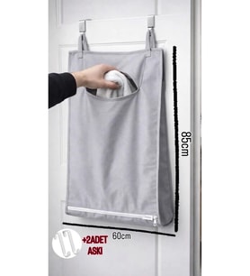 Askılı Kirli Torba Sepeti , Kirli Çamaşır Düzenleyici Banyo,Petek Uyumlu Organizer