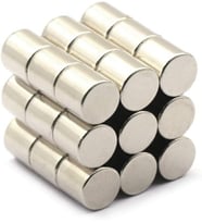 Magnet Silindir Süper Güçlü Neodyum Mıknatıs 10 Adet Çap 10Mm X Kalınlık 10Mm