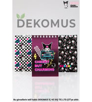 DEKOMUS İLE YENİ SEZON LİSANSLI KUROMI "TEKLİ" SPIRALLI A7 NOT DEFTERİ 32 YAPRAK (Mor)