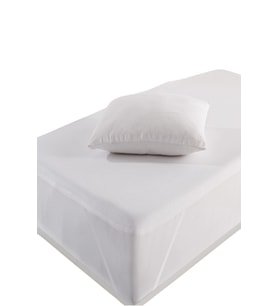 Derbey 70x120 Cm Sıvı Geçirmez Yatak Koruyucu Alez  ve Yastık Kılıfı Takım Alez Pamuklu