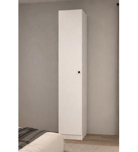 Prestij No.1 Kapaklı Beş Raflı Bazalı Giysi Dolabı Gardırop