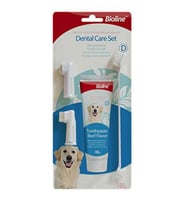 Bioline Köpek Diş Macunu Ve Diş Bakım Seti 100 gr (Beyaz)