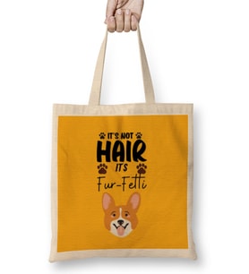 Funny Dog Lover Gift For Women Men Bez Çanta Uzun Saplı