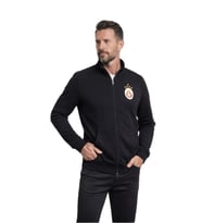 Galatasaray Orijinal Lisanslı 5 Yıldızlı Siyah Balıkçı Yaka Sweat