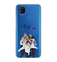 Xiaomi Redmi 9C / 10A Uyumlu Stray Kids Tasarımlı Şeffaf Telefon Kılıfı