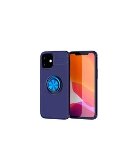 Apple iPhone 12 Mini Uyumlu Kılıf Zore Ravel Silikon Kapak (Mavi)