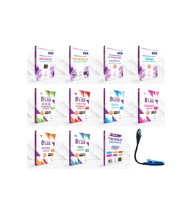 Karekök Yayınları 8 Sınıf Konu Anlatımı Ve Tüm Dersler Soru + Tam Deneme + Kitap Okuma Işığı (Çok Renkli)