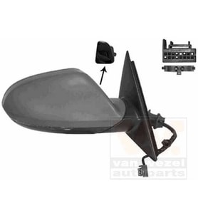 A6 Elektrikli Ayna 2013-2016 Astarlı Sinyalli Kör Noktalı Sağ Oem No:4G1857410Aa01C