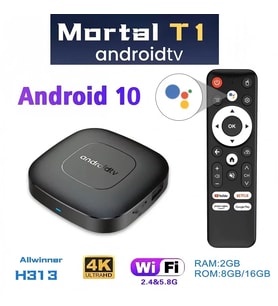 Mortal T1.Android Tv Box 2gb Ram -16 gb Hafıza Android 12 Tvbox (5668)