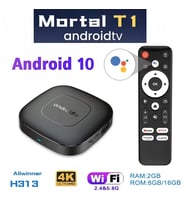 Mortal T1.Android Tv Box 2gb Ram -16 gb Hafıza Android 12 Tvbox (5668)