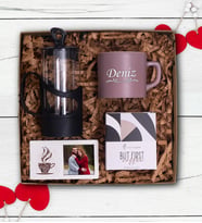 Kişiye Özel Fincan, Frenchpress, Filitre Kahve, Fotoğraf Çerçevesi