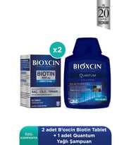 Bioxcin Bıoxcın Bıotın 5000 Mcg 60 Tablet + Quantum Şampuan 100 Ml
