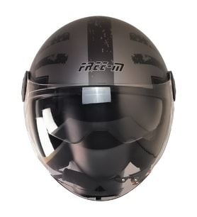 FR612 Rebo Motosiklet Kaskı Güneş Vizörlü Yarım Açık Motorcu Kask